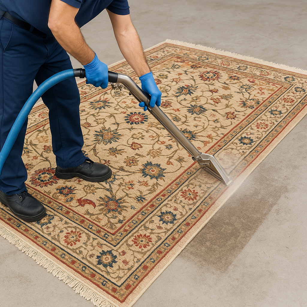 Carpet cleaning process