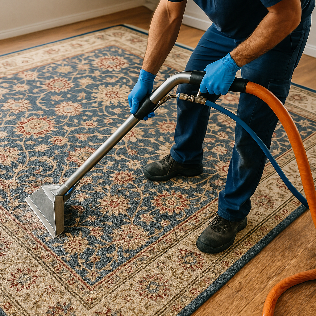 Carpet cleaning before and after