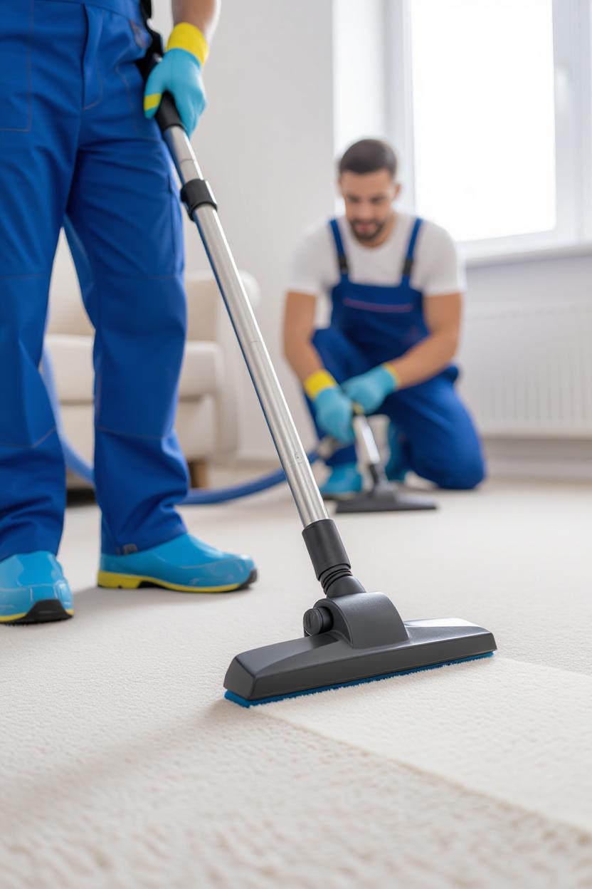 Carpet cleaning process